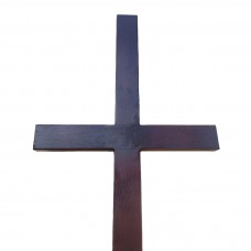 Крест сосновый лакированный "Католический"